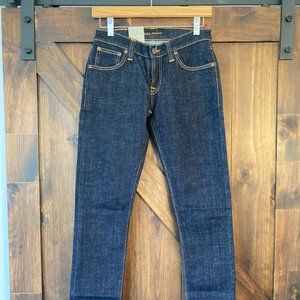 Unisex NUDIE JEANS Tight Long John Denim Pants NWT